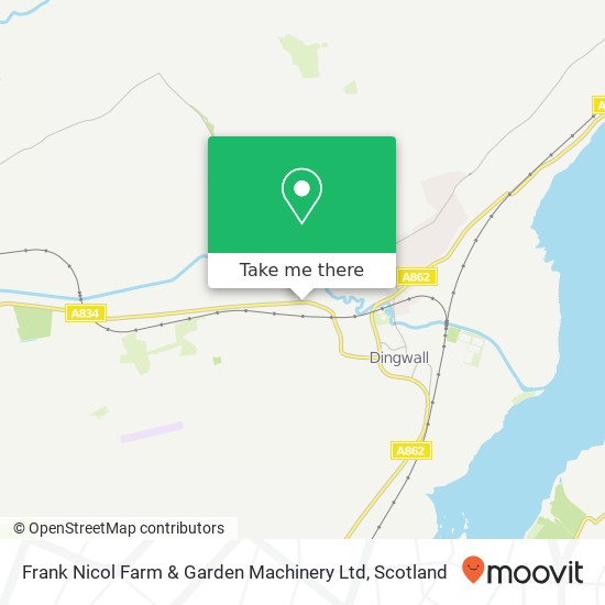 Frank Nicol Farm & Garden Machinery Ltd map