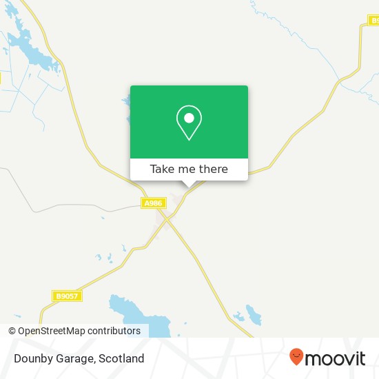 Dounby Garage map