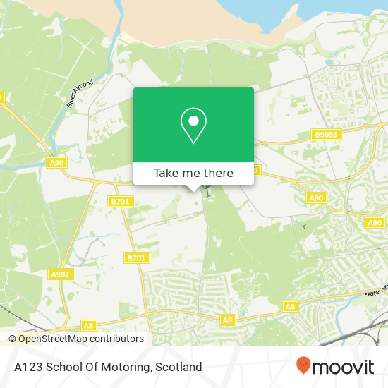 A123 School Of Motoring map