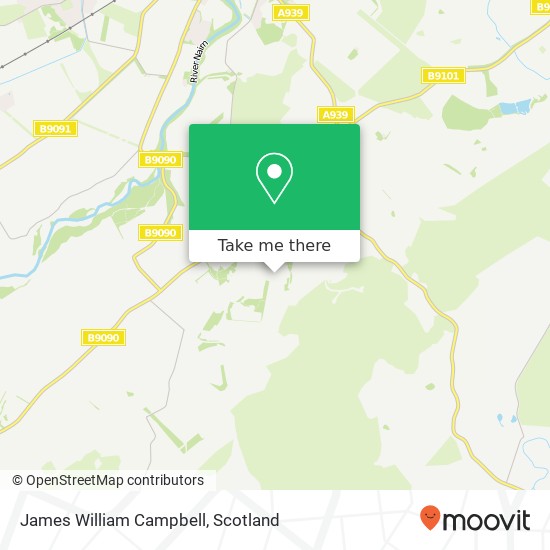 James William Campbell map