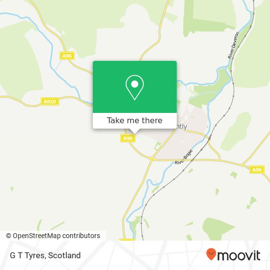 G T Tyres map