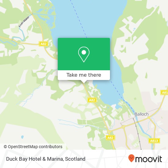Duck Bay Hotel & Marina map