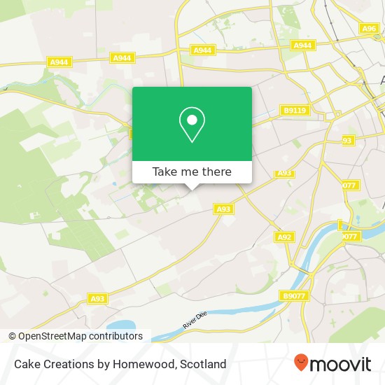 Cake Creations by Homewood map