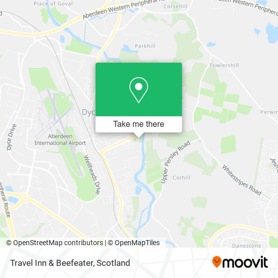 Travel Inn & Beefeater map