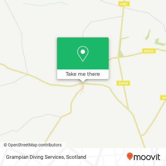 Grampian Diving Services map