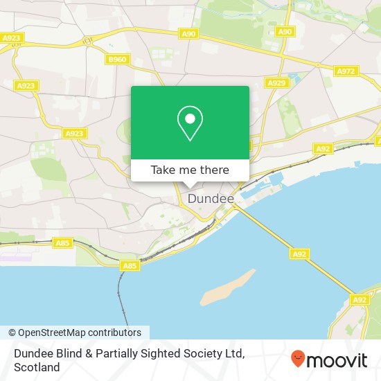 Dundee Blind & Partially Sighted Society Ltd map