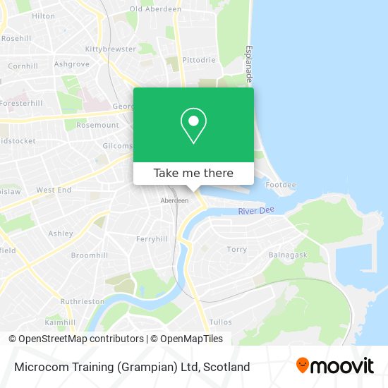 Microcom Training (Grampian) Ltd map