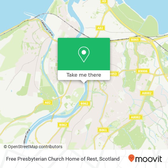 Free Presbyterian Church Home of Rest map