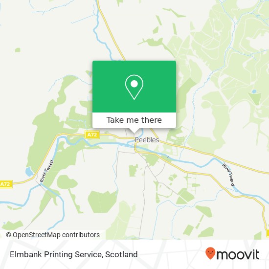 Elmbank Printing Service map