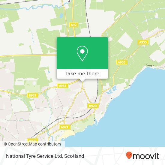 National Tyre Service Ltd map