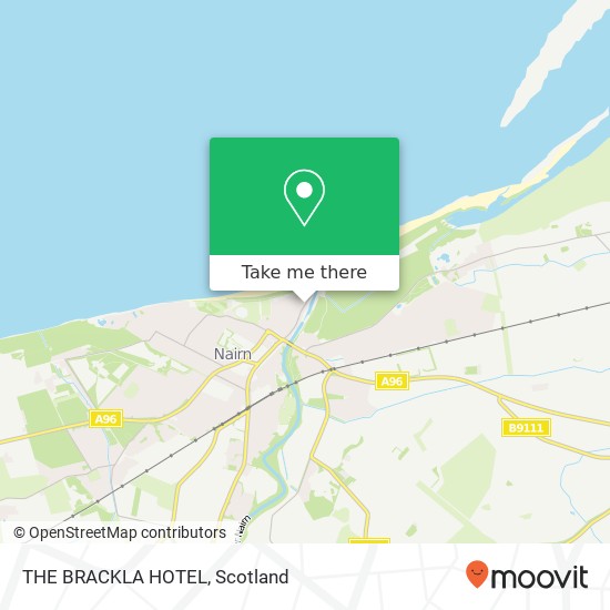 THE BRACKLA HOTEL map