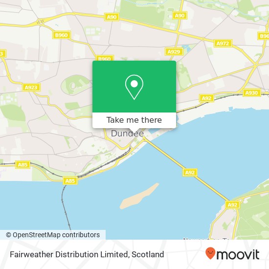 Fairweather Distribution Limited map