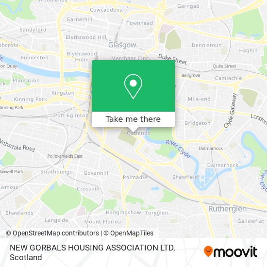 NEW GORBALS HOUSING ASSOCIATION LTD map
