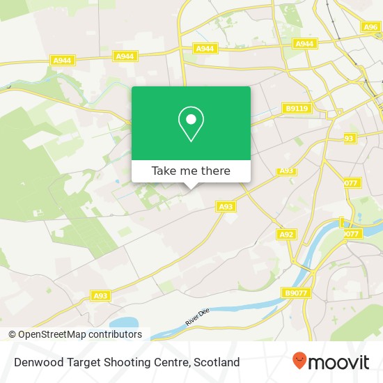 Denwood Target Shooting Centre map