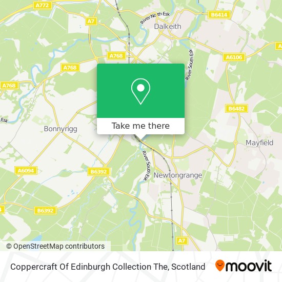 Coppercraft Of Edinburgh Collection The map