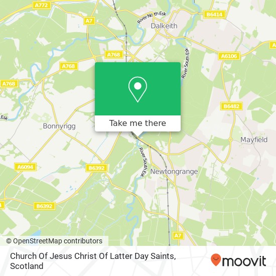 Church Of Jesus Christ Of Latter Day Saints map