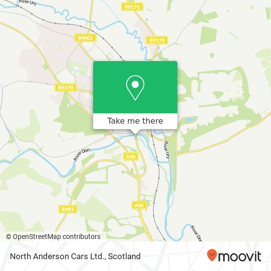 North Anderson Cars Ltd. map