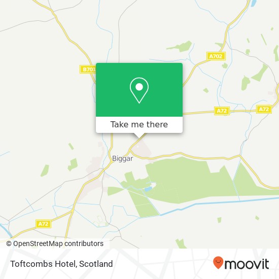 Toftcombs Hotel map