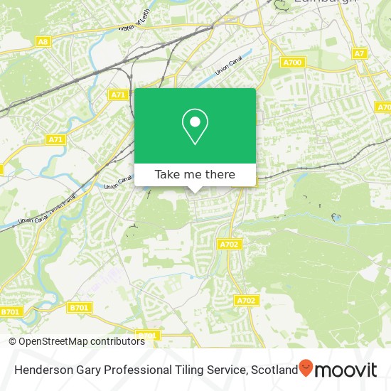 Henderson Gary Professional Tiling Service map