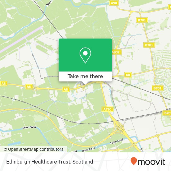 Edinburgh Healthcare Trust map