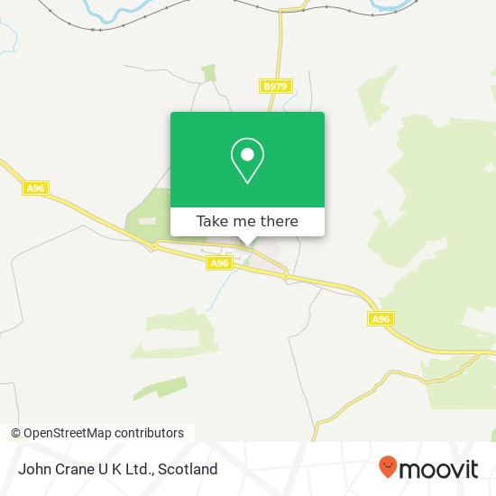 John Crane U K Ltd. map