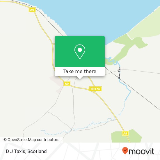 D J Taxis map