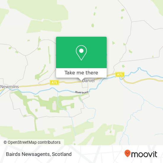 Bairds Newsagents map