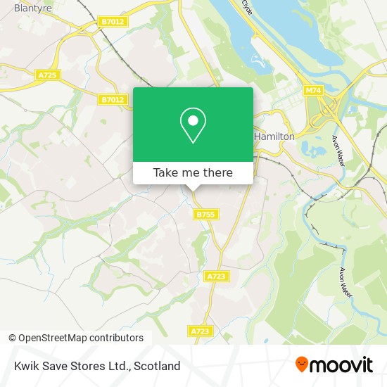 Kwik Save Stores Ltd. map