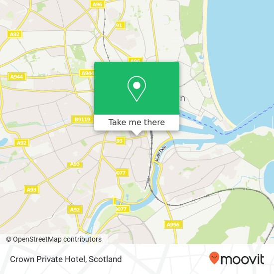 Crown Private Hotel map