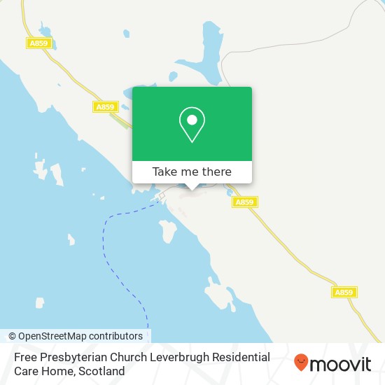 Free Presbyterian Church Leverbrugh Residential Care Home map