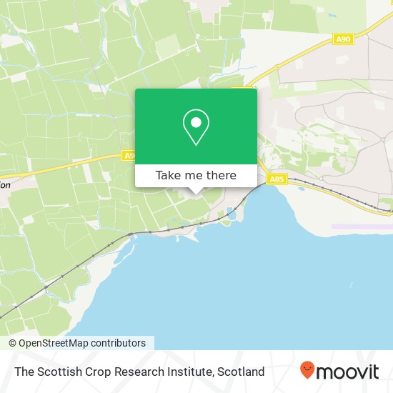 The Scottish Crop Research Institute map