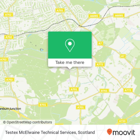 Testex McElwaine Technical Services map