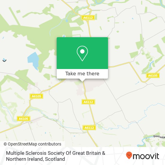 Multiple Sclerosis Society Of Great Britain & Northern Ireland map