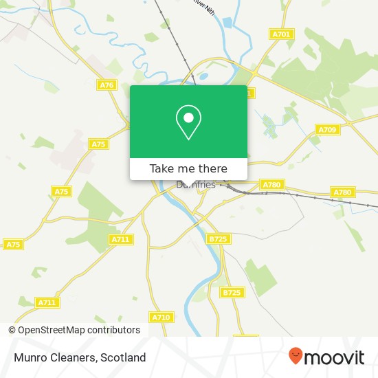 Munro Cleaners map