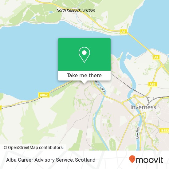 Alba Career Advisory Service map
