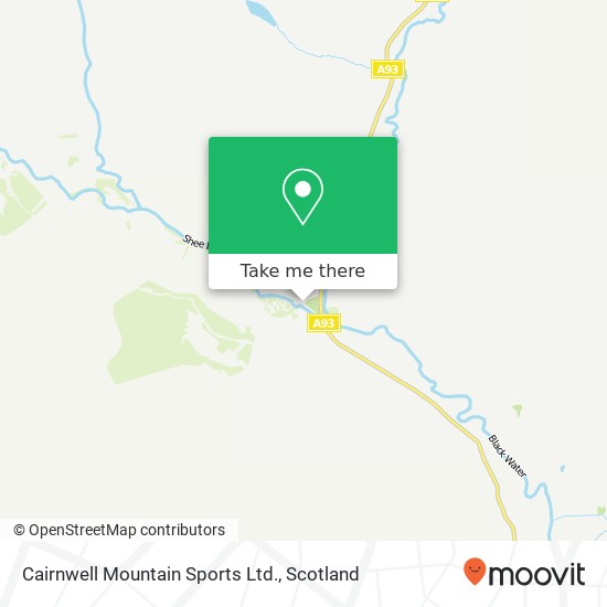 Cairnwell Mountain Sports Ltd. map
