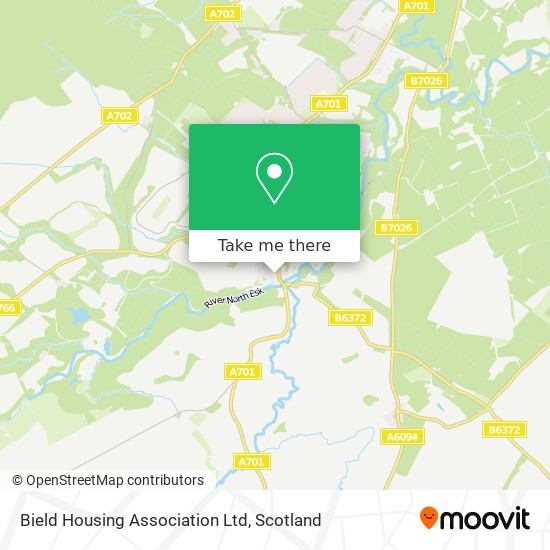 Bield Housing Association Ltd map