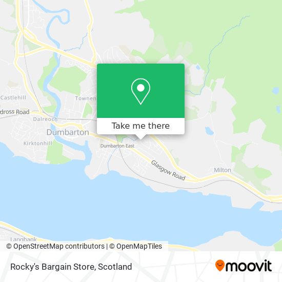 Rocky's Bargain Store map