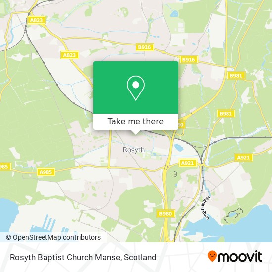 Rosyth Baptist Church Manse map