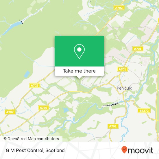 G M Pest Control map