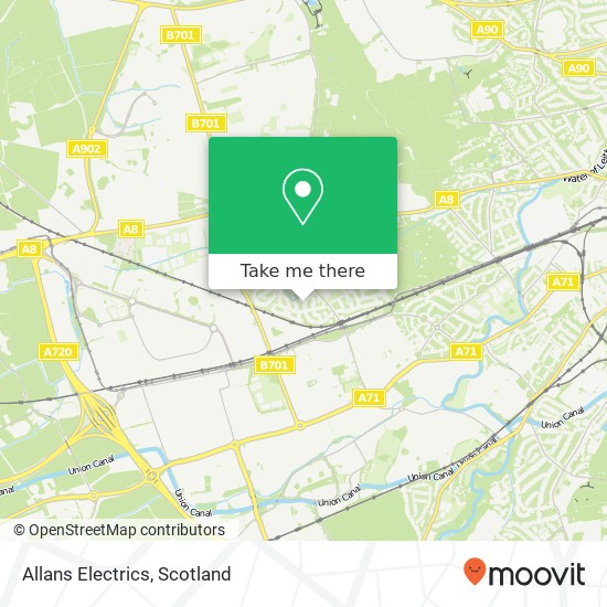 Allans Electrics map