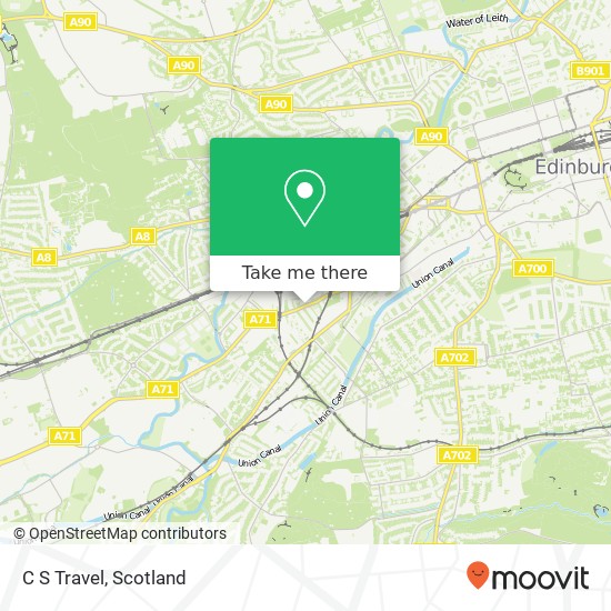 C S Travel map