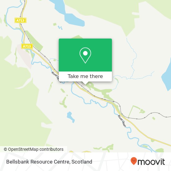 Bellsbank Resource Centre map