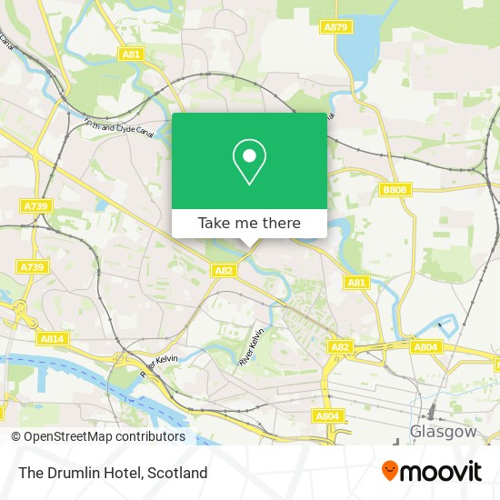 The Drumlin Hotel map