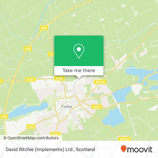 David Ritchie (Implements) Ltd. map