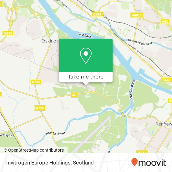 Invitrogen Europe Holdings map