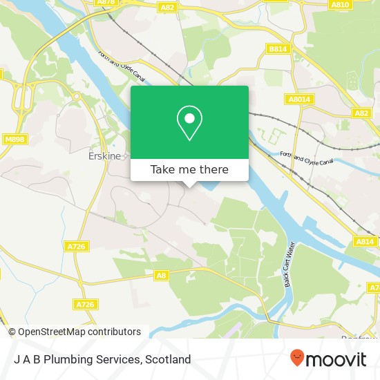 J A B Plumbing Services map