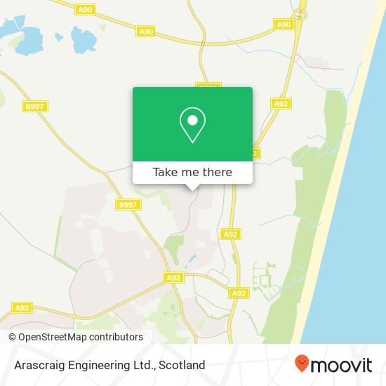 Arascraig Engineering Ltd. map