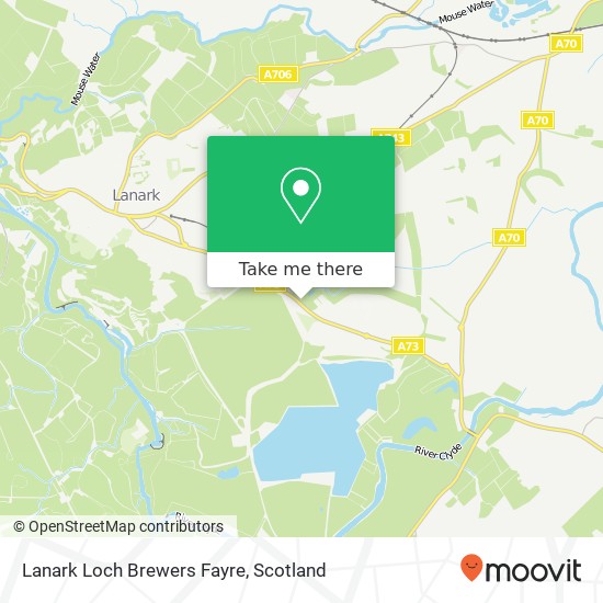 Lanark Loch Brewers Fayre map