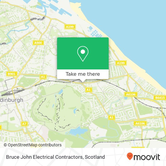 Bruce John Electrical Contractors map